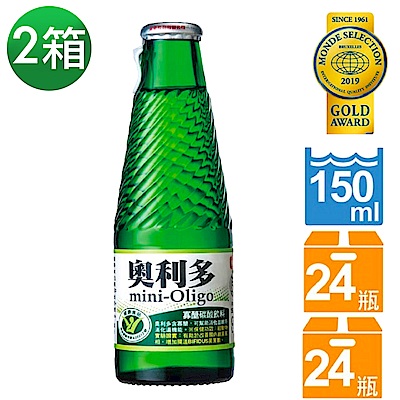 《金車》奧利多寡糖碳酸飲料(150mlx24罐) 兩箱入