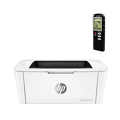 超值組-HP M15w 黑白雷射印表機+NEED 尼德 8GB 學習型數位錄音筆 product thumbnail 2