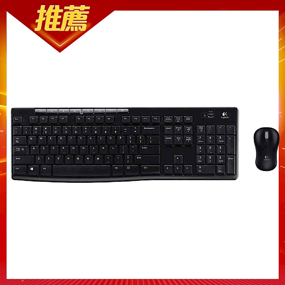 (兩入組)羅技MK270R無線滑鼠鍵盤組  product image 1