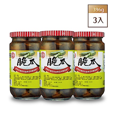 金蘭 脆瓜 (396g) 3入組