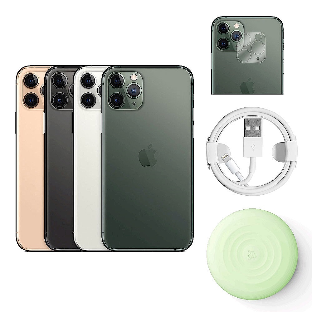 Apple超值組-iPhone11 Pro Max 256G+無線充電板+充電線+鏡頭保貼 product image 1