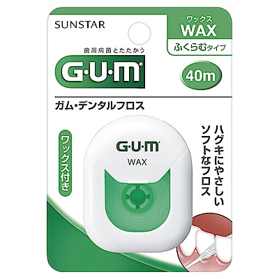 GUM 牙周護理牙線 x4 (含蠟膨脹型) (40m) product thumbnail 2