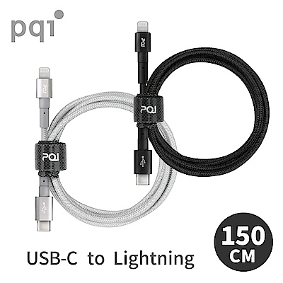 [組合]PQI【MFI蘋果認證】USB-C to Lightning 充電傳輸編織線 150cm (iCable CL150) + 微軟 Microsoft 365 個人版一年 盒裝（無光碟）     product thumbnail 2