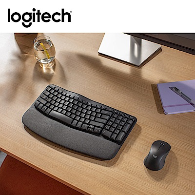 (超值組合)Logitech 羅技 Wave Keys人體工學鍵盤+Lift 人體工學垂直滑鼠(石墨灰) product thumbnail 5