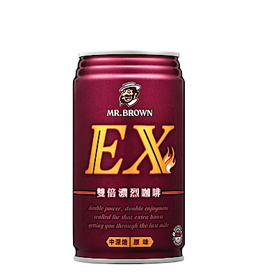 【金車伯朗】EX雙倍濃烈咖啡(330mlx24罐) 兩入組 product thumbnail 2