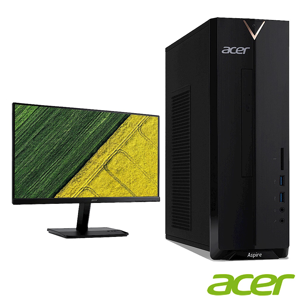 Acer XC-330 A4-9120E/4G/1TB/Win10 .桌上型電腦＋KA241Y 24型螢幕組合 product image 1