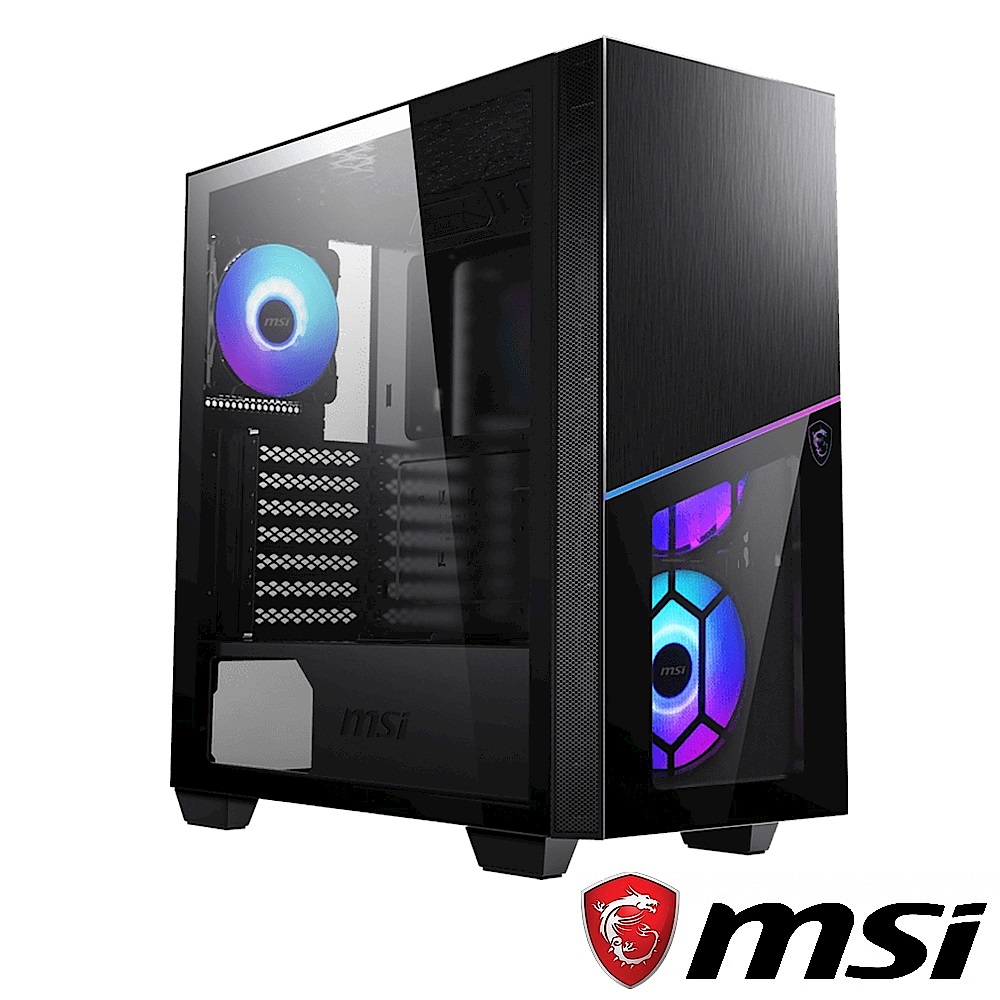 (C+P) MSI MPG SEKIRA 100R 電腦機殼 + MSI微星 MPG A750GF 80 PLUS金牌認證電源供應器 product image 1