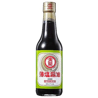 金蘭 薄鹽醬油(500ml) x2入 product thumbnail 2