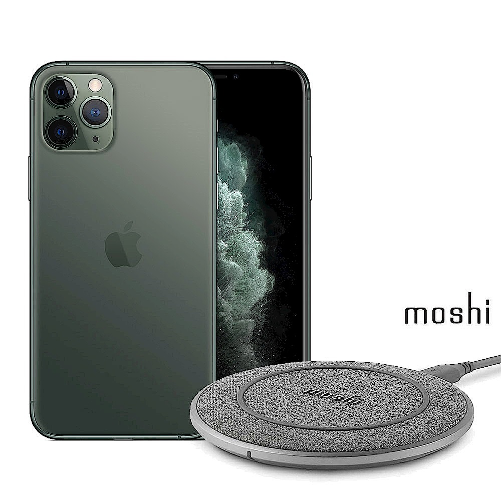 Apple超值組- iPhone 11 Pro Max 256G手機+Moshi無線充電盤 product image 1