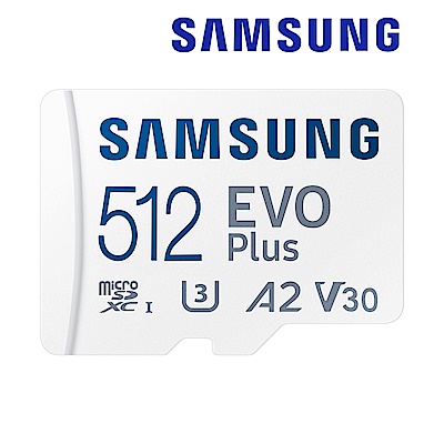 [超值五入]SAMSUNG 三星EVO Plus microSDXC UHS-I U3 A2 V30 512GB記憶卡 公司貨 product thumbnail 2