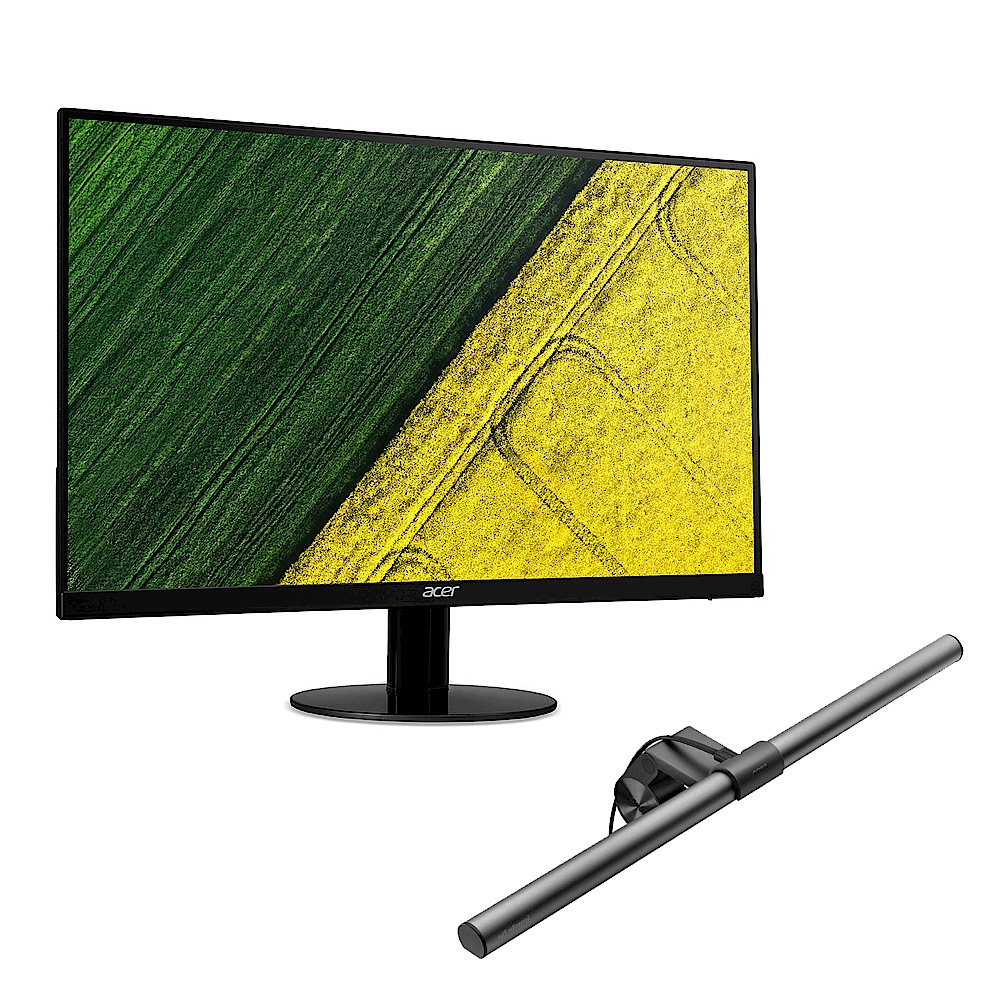 Acer SA220Q Abi 22型 IPS 薄邊框電腦螢幕+BenQ WiT ScreenBar Plus螢幕智能掛燈 product image 1