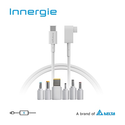 [組合]Innergie 60C Pro (摺疊版) 60瓦 USB-C 萬用充電器+ C-T 1.5公尺 筆電充電線  product thumbnail 3