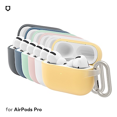 [超值組合]Apple AirPods Pro MWP22TA/A+犀牛盾 防摔保護套(含扣環) product thumbnail 2