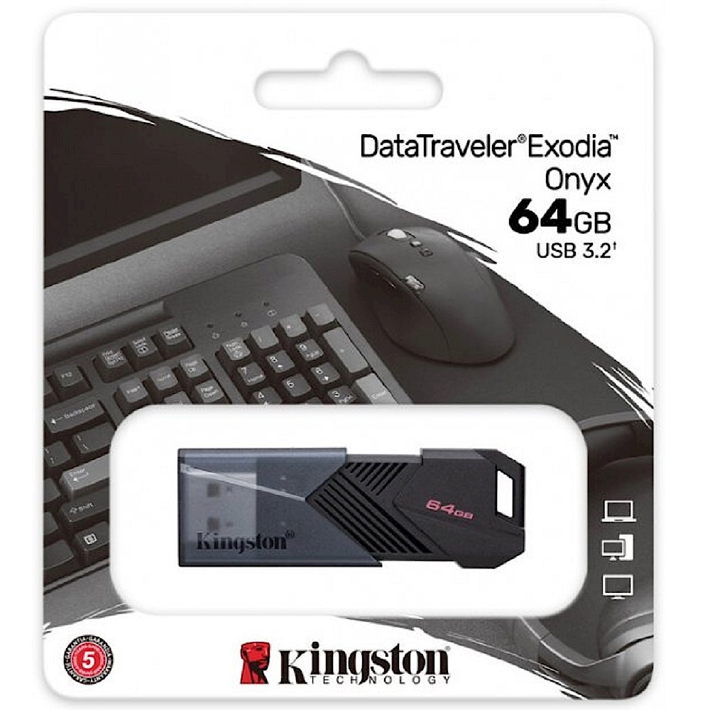 [超值兩入組]金士頓 Kingston DTXON 64G DataTraveler Exodia Onyx USB3.2 隨身碟 DTXON/64GB product image 1