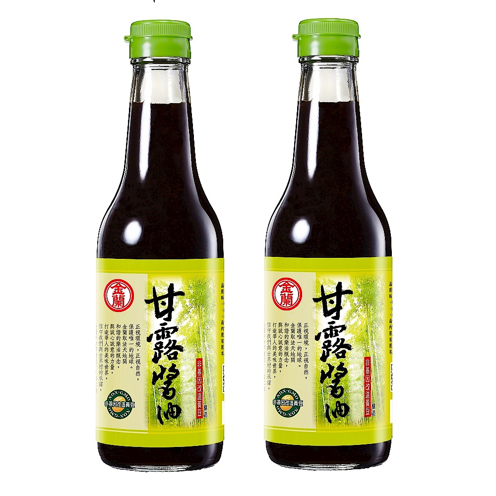 金蘭 甘露醬油(500ml)  x2入組 product image 1