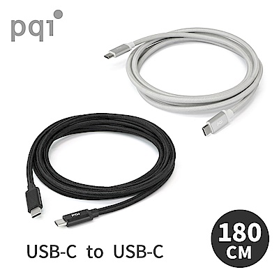 [組合]【PQI】USB-C to USB-C 編織充電線 180cm (qCable C180) + 微軟 Microsoft 365 個人版一年 盒裝（無光碟）         product thumbnail 2