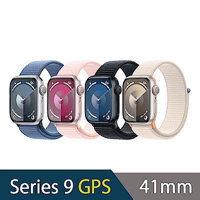 【超值組】Apple Watch S9 41mm 鋁金屬錶殼配運動錶環(GPS)＋Rearth Ringke Apple Watch 輕薄保護殼 product thumbnail 2