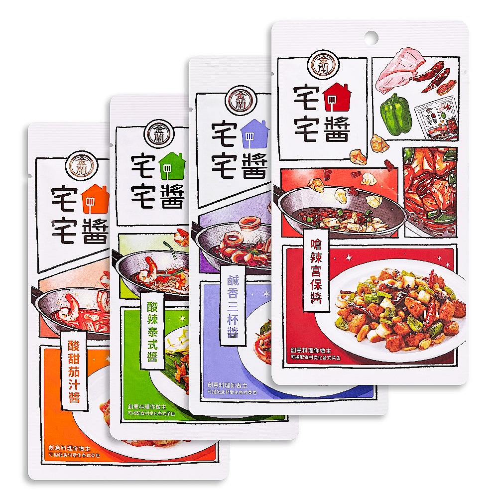 金蘭食品 宅宅醬 任選4入組 product image 1