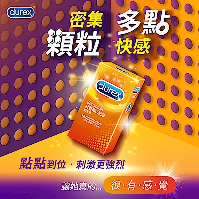 【Durex杜蕾斯】超薄裝衛生套12入 + 凸點裝衛生套12入 + 螺紋裝衛生套12入 product thumbnail 3