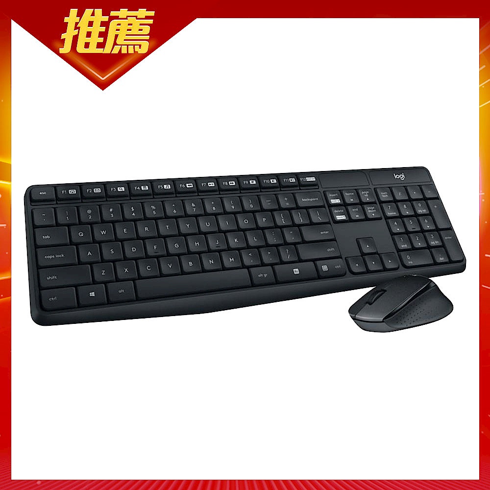 (兩入組)羅技 MK315無線靜音鍵盤滑鼠組 product image 1