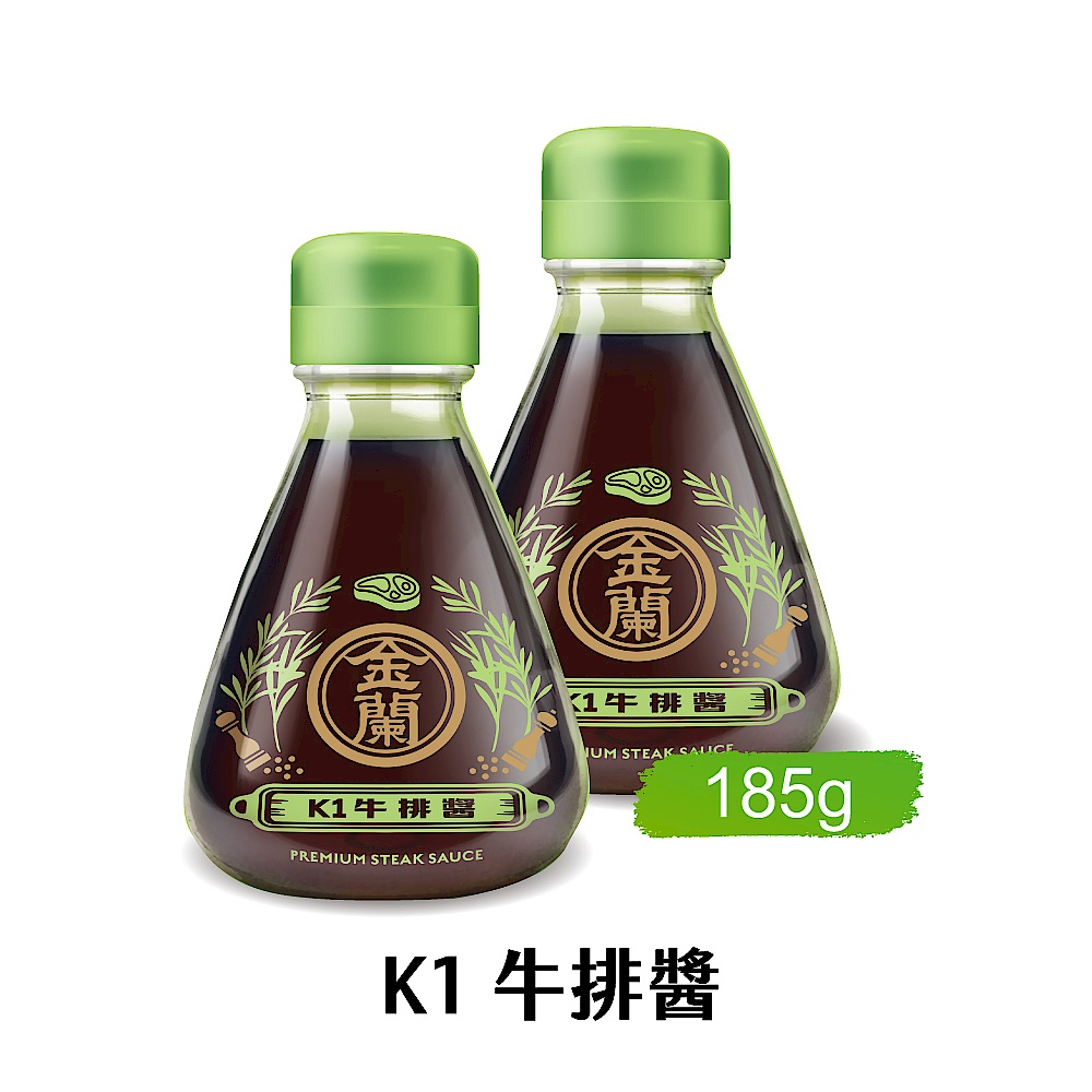 金蘭 K1牛排醬185g x2入組 product image 1