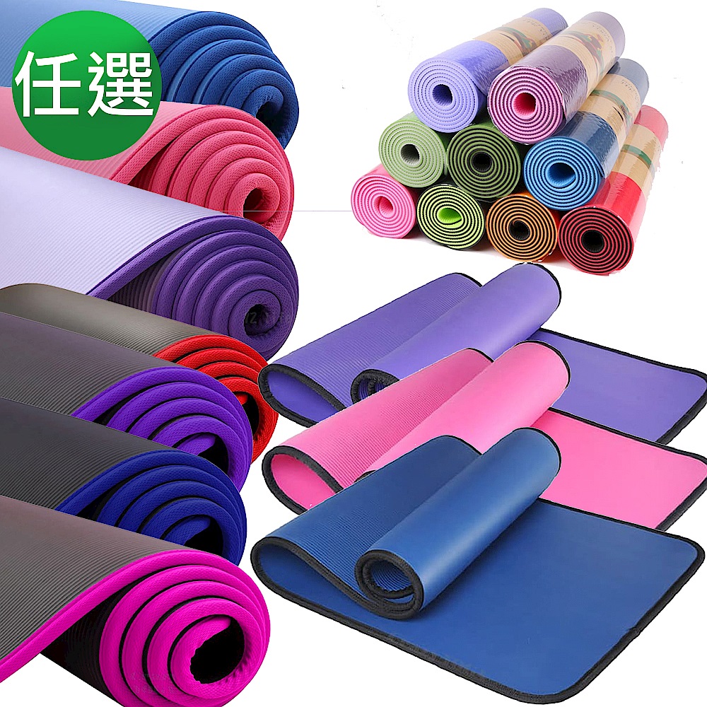 【Crazy yoga】高密度瑜珈墊(6mm/10mm) 多款任選 product image 1