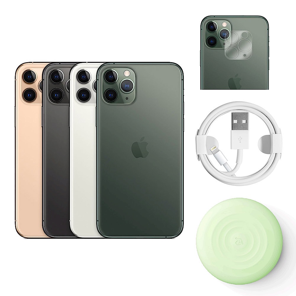 Apple超值組-iPhone 11 Pro Max 64G+無線充電板+充電線+鏡頭保貼 product image 1