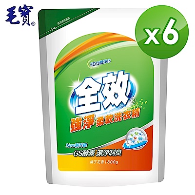 (618限定-買箱送箱)毛寶 全效強淨柔軟洗衣精(3500g x4入/箱)送毛寶 全效強淨柔軟洗衣精1800G(補)X6入/箱 product thumbnail 2