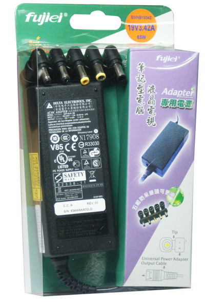 Fujiei 多功用 五合一 防呆接頭變壓器 輸出：19V 3.42A