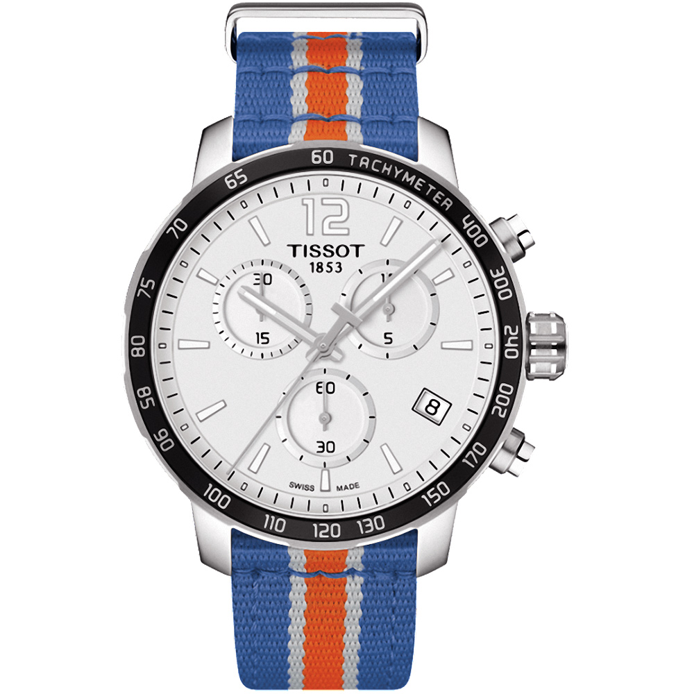 TISSOT Quickster X NBA 紐約尼克隊特別版計時腕錶-42mm