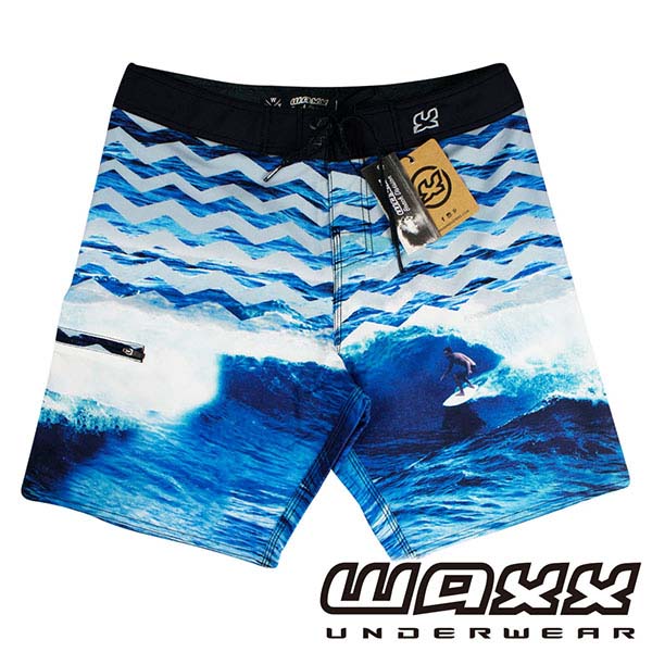 WAXX 熱帶系列-極酷衝浪吸濕排汗男性衝浪褲