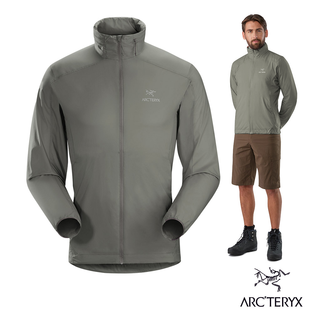 Arcteryx 始祖鳥 男 Nodin 防風連帽外套 灰