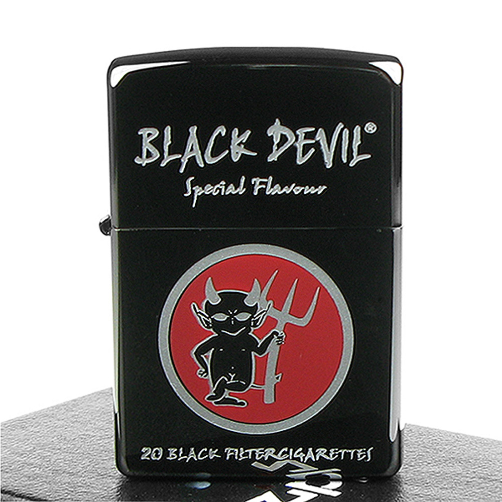 ZIPPO】日系~BLACK DEVIL黑惡魔黑冰鏡面打火機| 打火機/菸具| Yahoo