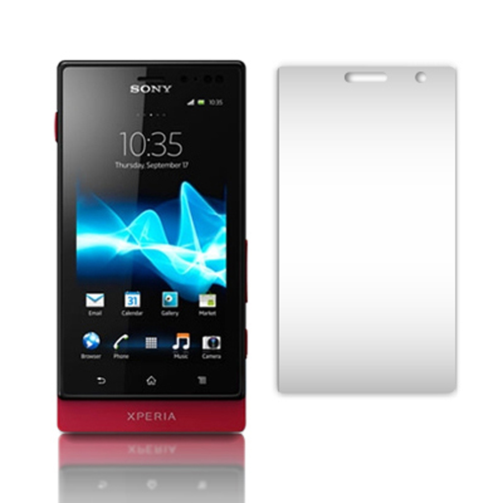 魔力 SONY Xperia sola MT27i高透光抗刮螢幕保護貼