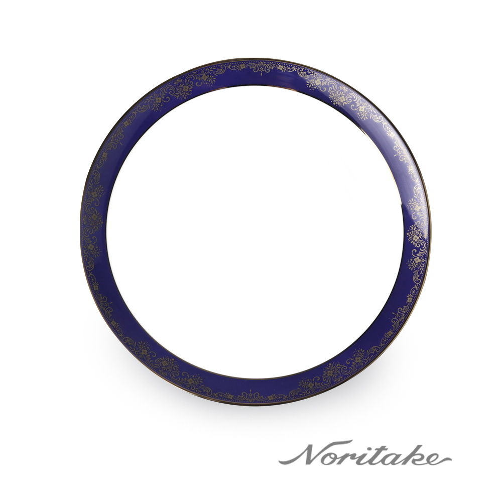 【Noritake 】藍色樂章中式圓盤27CM