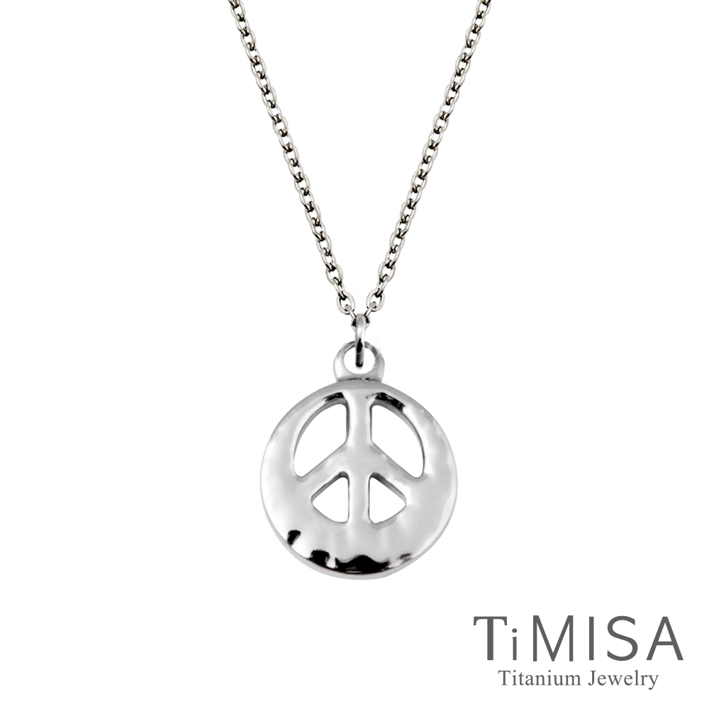 TiMISA 和平風尚-原色純鈦(極細鎖骨)項鍊(B)