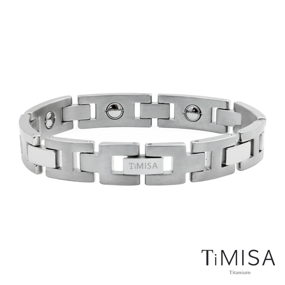 TiMISA 《美麗境界-寬版》純鈦鍺手鍊