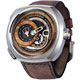 SEVENFRIDAY Q2 日期顯示自動上鍊機械錶-銅色/44*50mm product thumbnail 1