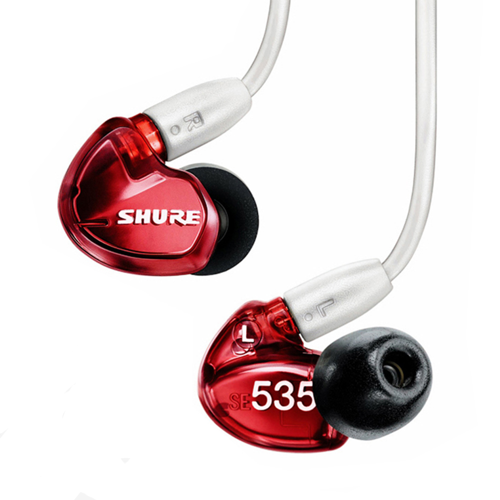 SHURE SE535 LTD 紅色特別版三單體平衡電樞隔音耳道耳機| 其他品牌