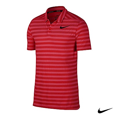 NIKE GOLF 男運動POLO杉 紅890104-657