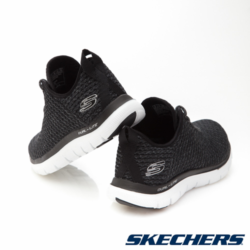 SKECHERS(女)運動系列FLEX APPEAL 2.0-12773BKW