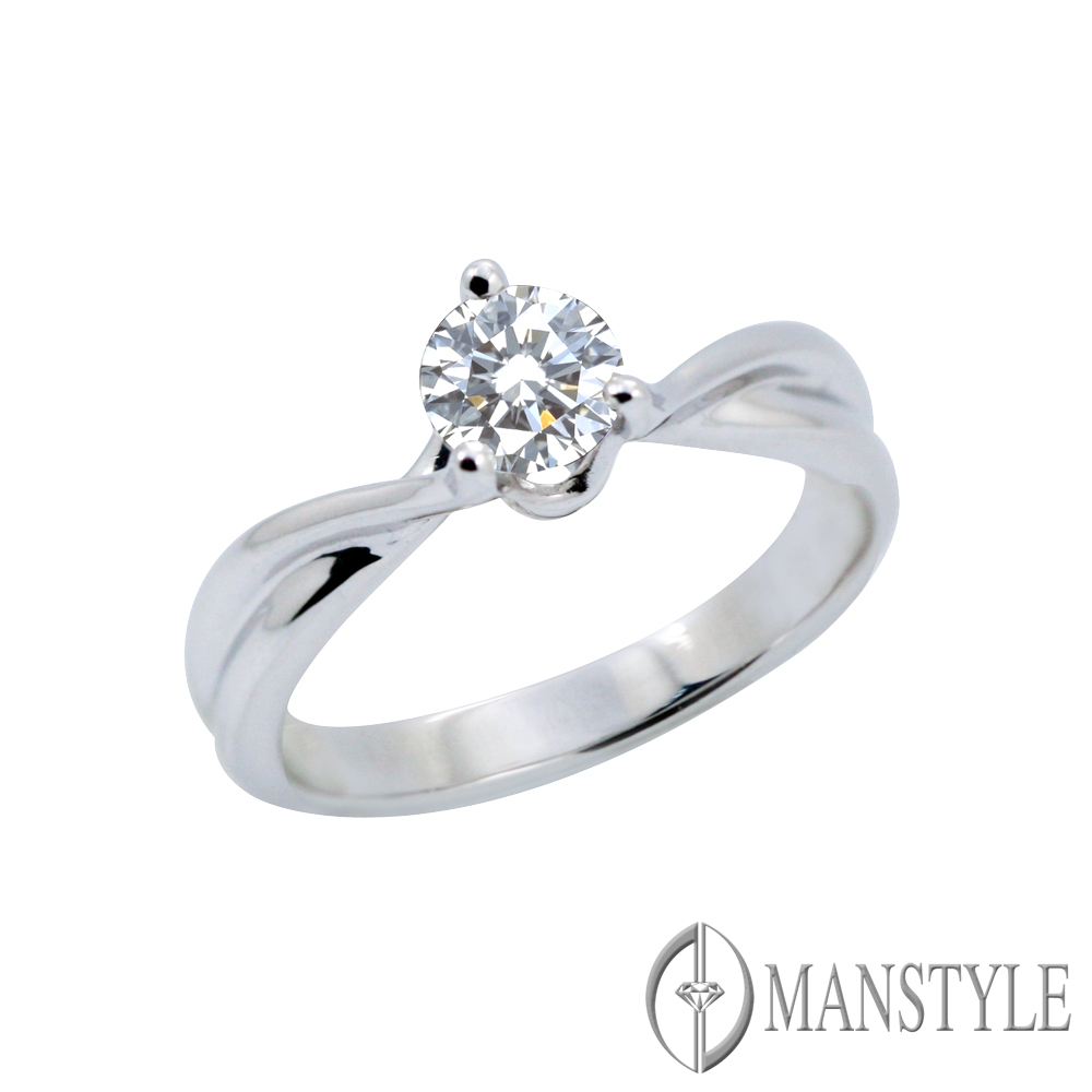 MANSTYLE 一生愛戀 0.50ct 八心八箭 鑽石求戒指/鑽戒