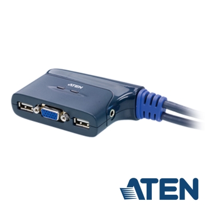 ATEN  2埠 USB KVM 切換器(CS62U)