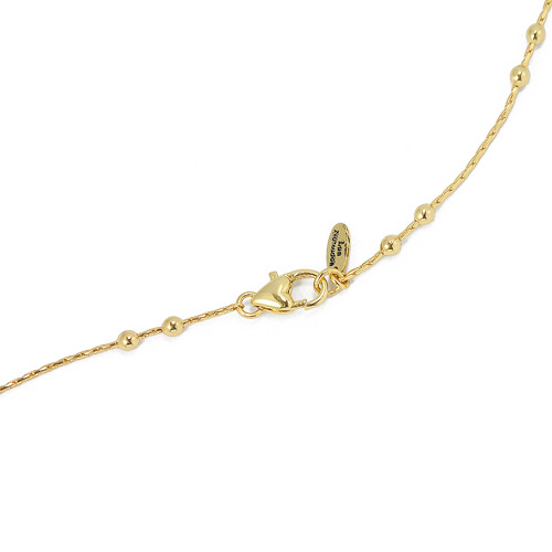 Les Nereides 優雅芭蕾舞女孩系列 淺粉色澎澎裙女孩金色項鍊