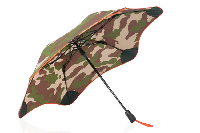 紐西蘭BLUNT保蘭特 抗強風 防反傘 抗UV 折傘(迷彩圖騰橘色)