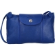 LONGCHAMP Le Pliage Cuir 小羊皮斜背包(藍色) product thumbnail 1