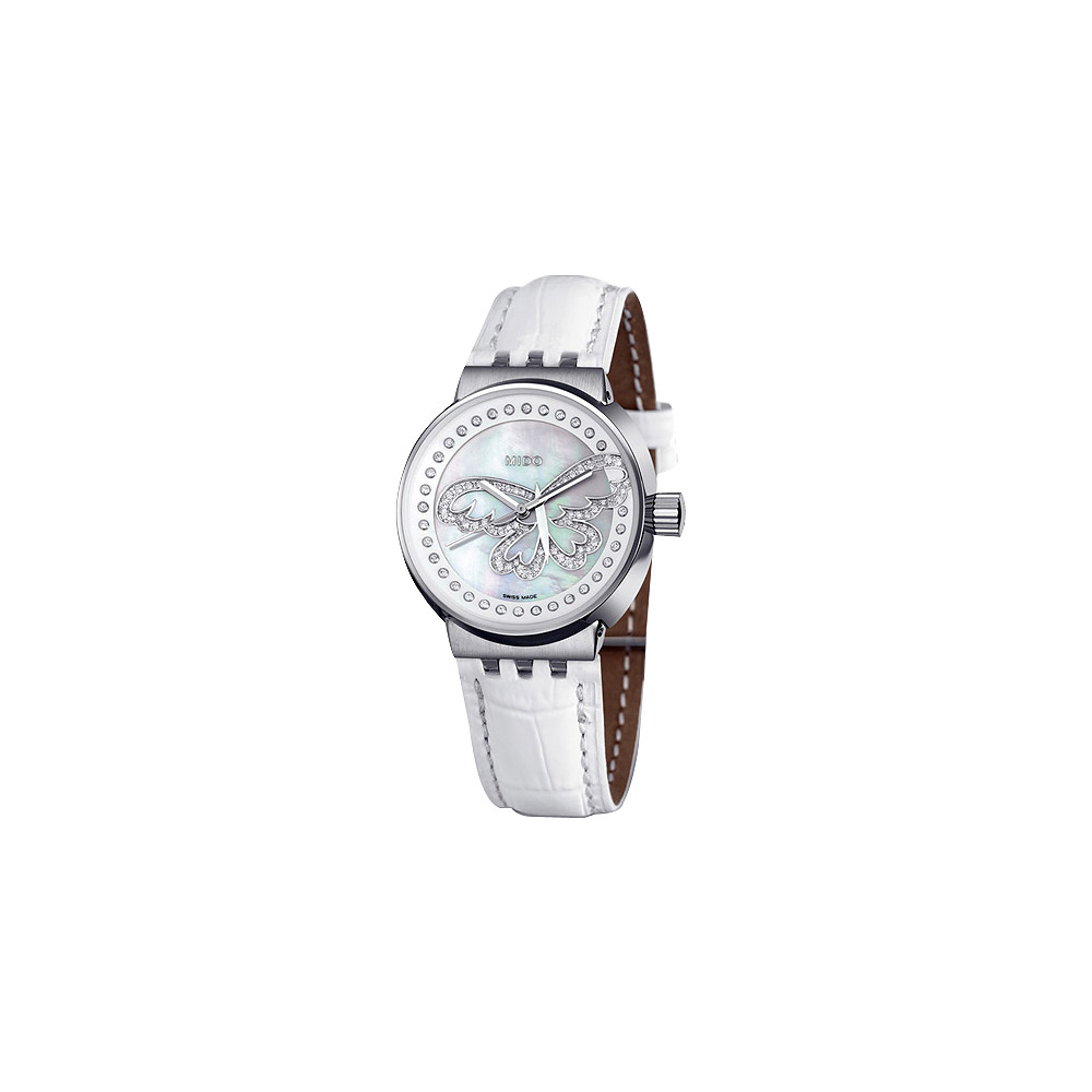 MIDO 美度 官方授權 All Dial Lady Diamonds 蝶舞鑽錶-33mm M73404996