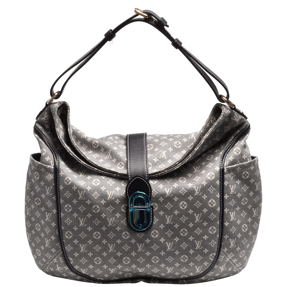 LV M56700 Romance系列Monogram Idylle帆布皮革飾邊壓釦肩背包