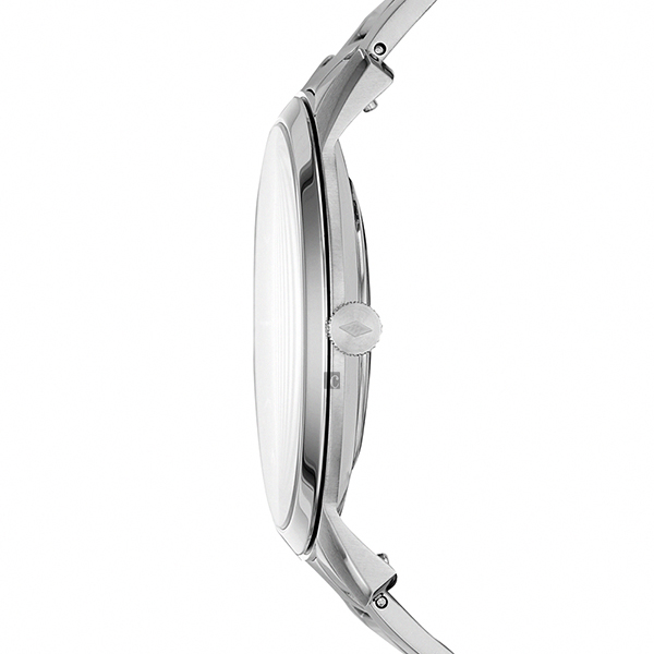 FOSSIL Minimalist 薄型簡約套錶(FS5451SET)-黑x銀/44mm