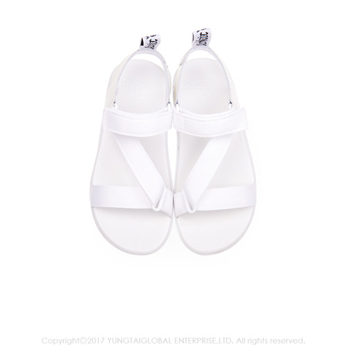 (女) Dr.Martens BALFOUR-Z字織帶輕量化涼鞋-白色